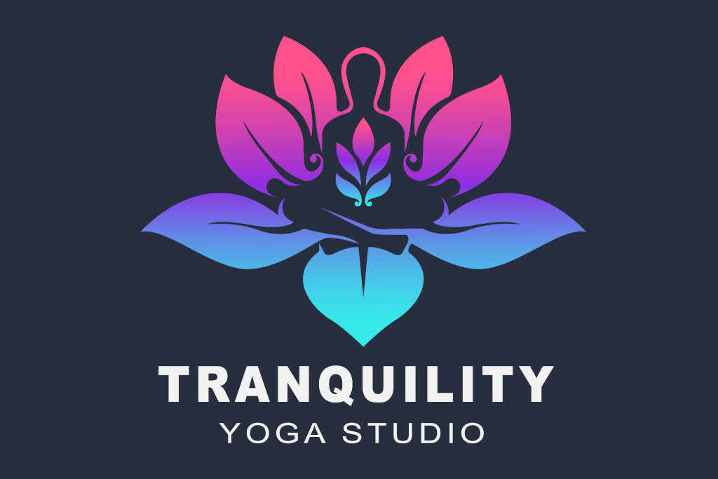 Tranquility Yoga Studio Logo Design by Fourth Dimension Logo