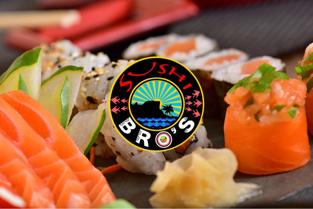 Sushi Bro food example - Fourth Dimension Logo
